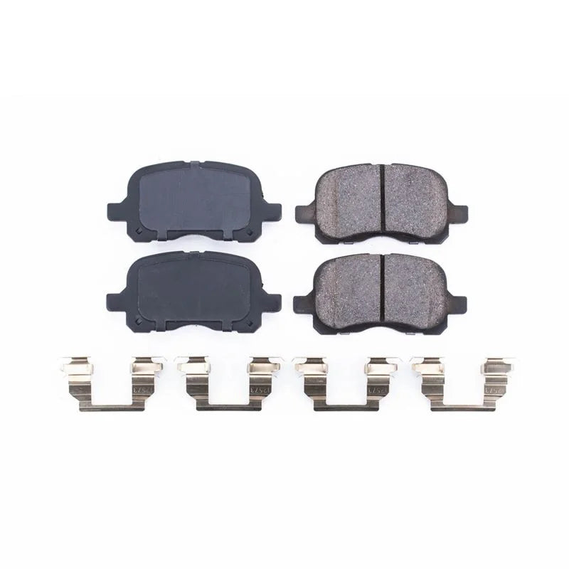 PowerStop Front Z17 Evolution Ceramic Brake Pads w/Hardware fits 1998-2002 Chevrolet Prizm / 1998-2002 Toyota Corolla Ce /...
