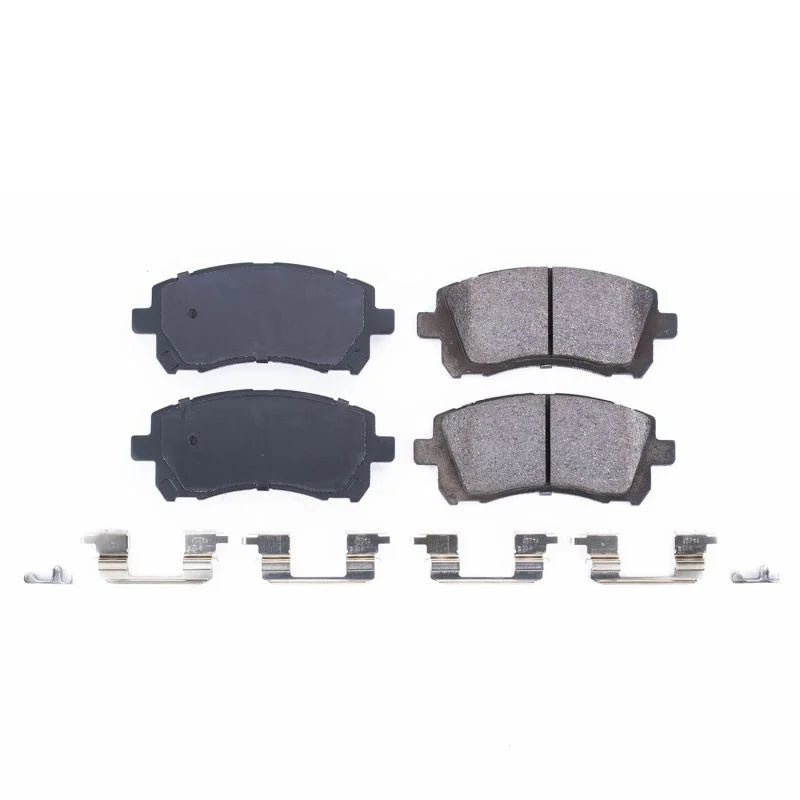 PowerStop Front Z17 Evolution Ceramic Brake Pads w/Hardware fits 1998-2002 Subaru Forester / 1998-2003 Subaru Impreza / 19...