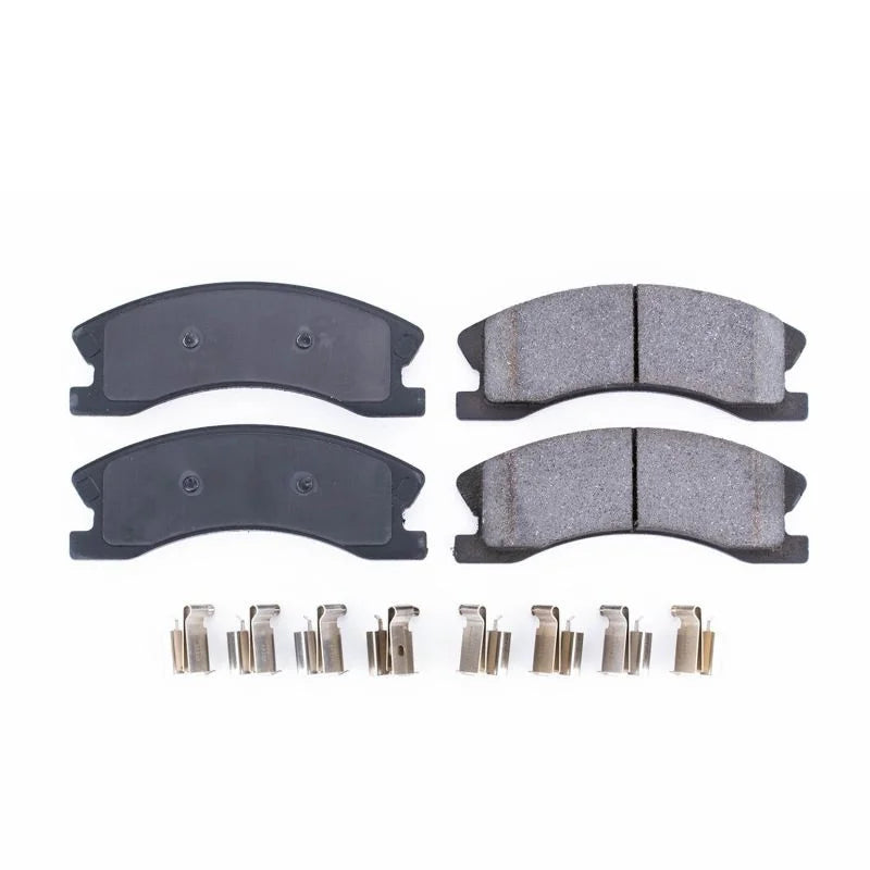 PowerStop Front Z17 Evolution Ceramic Brake Pads w/Hardware fits 1999-2004 Jeep Grand Cherokee - Main Product View