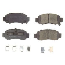 Load image into Gallery viewer, PowerStop Front Z17 Evolution Ceramic Brake Pads w/Hardware fits 2000-2006 Honda Insight - Main Product View