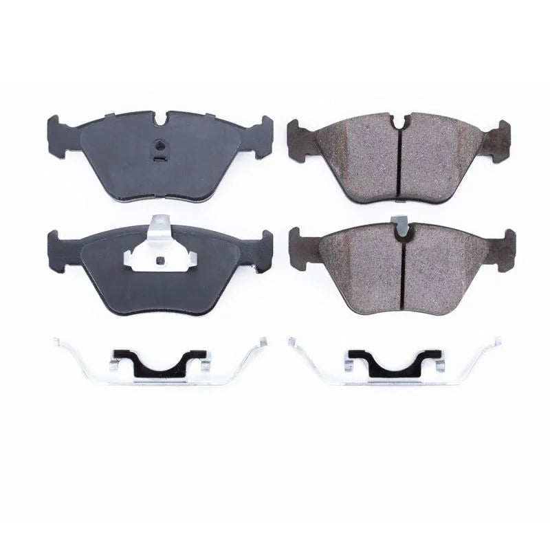 PowerStop Front Z17 Evolution Ceramic Brake Pads w/Hardware fits 2001-2005 BMW 525I / 1997-2000 BMW 528I / 2005-2006 BMW M3