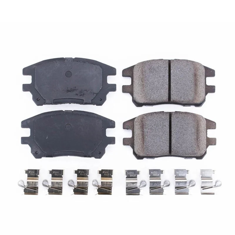 PowerStop Front Z17 Evolution Ceramic Brake Pads w/Hardware fits 2002-2003 Lexus RX300 - Main Product View