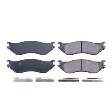Load image into Gallery viewer, PowerStop Front Z17 Evolution Ceramic Brake Pads w/Hardware fits 2002-2006 Dodge DURANGO / Ram 1500 - Main Product View