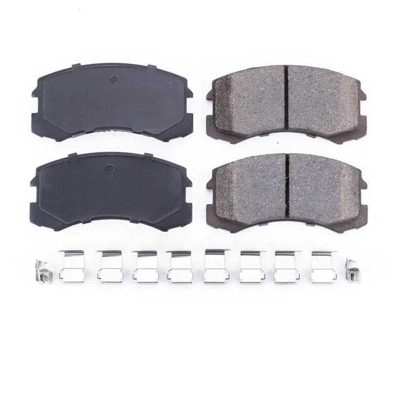 PowerStop Front Z17 Evolution Ceramic Brake Pads w/Hardware fits 2002-2007 Mitsubishi Lancer - Main Product View