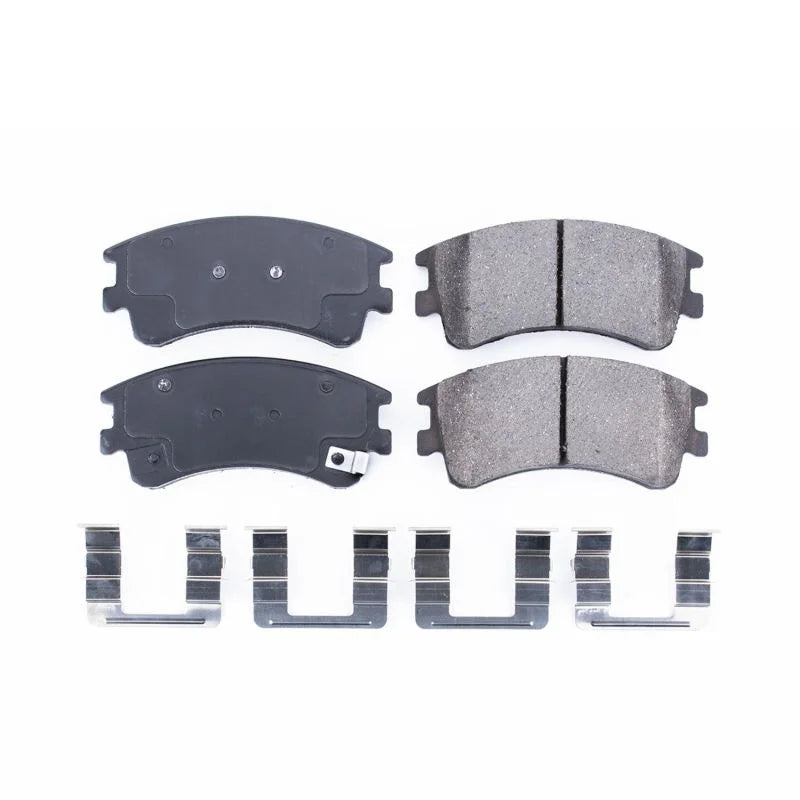 PowerStop Front Z17 Evolution Ceramic Brake Pads w/Hardware fits 2003-2005 Mazda 6 I - Main Product View