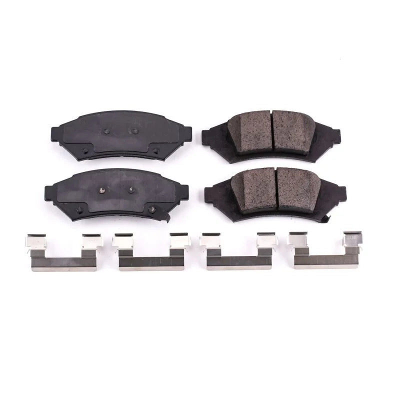 PowerStop Front Z17 Evolution Ceramic Brake Pads w/Hardware fits 2004 Pontiac Grand Prix - Main Product View