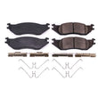 Load image into Gallery viewer, PowerStop Front Z17 Evolution Ceramic Brake Pads w/Hardware fits 2004-2006 Ford E-150 / E-150 Club WAGON - Main Product View