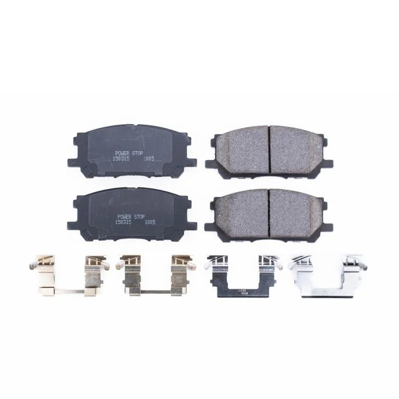 PowerStop Front Z17 Evolution Ceramic Brake Pads w/Hardware fits 2004-2006 Lexus RX330 / 2007-2009 Lexus RX350 / 2006-2008...