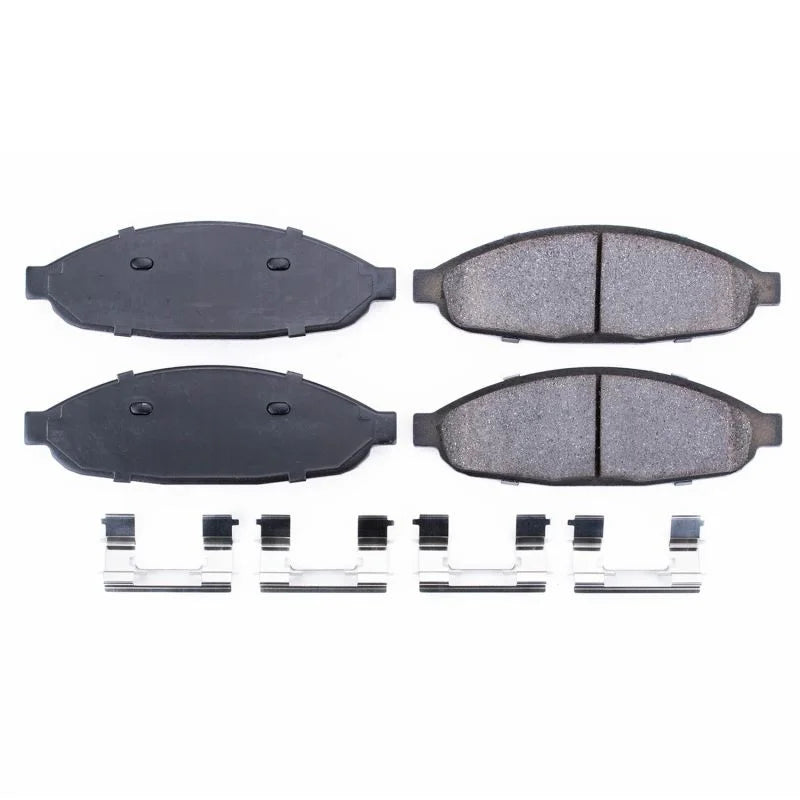 PowerStop Front Z17 Evolution Ceramic Brake Pads w/Hardware fits 2004-2008 Chrysler Pacifica - Main Product View