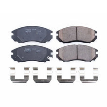 Load image into Gallery viewer, PowerStop Front Z17 Evolution Ceramic Brake Pads w/Hardware fits 2004-2008 Hyundai Tiburon - Main Product View