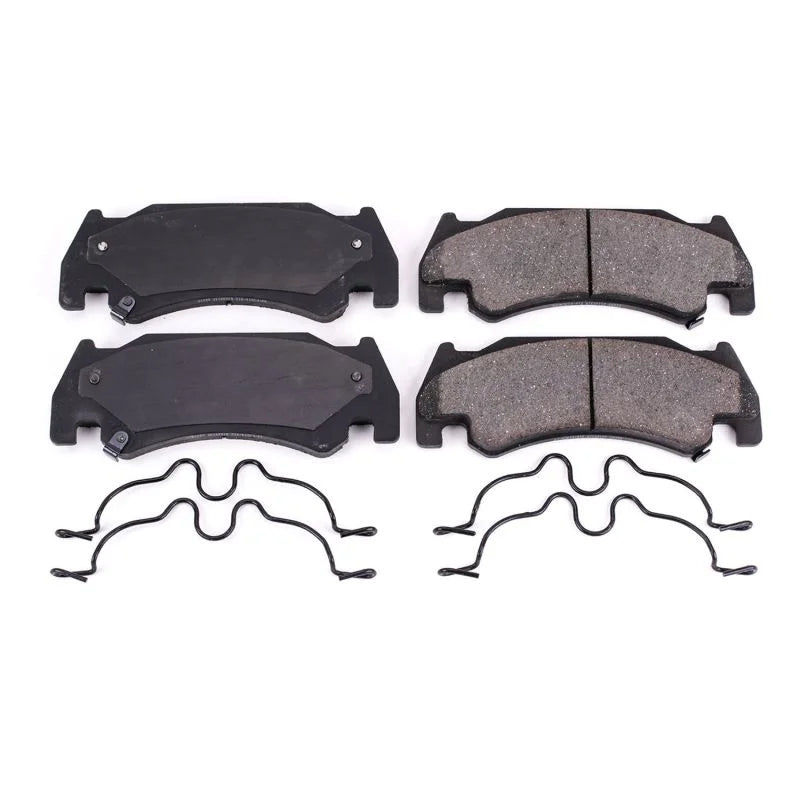 PowerStop Front Z17 Evolution Ceramic Brake Pads w/Hardware fits 2005-2006 Dodge Ram 1500 SRT-10 / 2005 Ram 1500 - Main Pr...