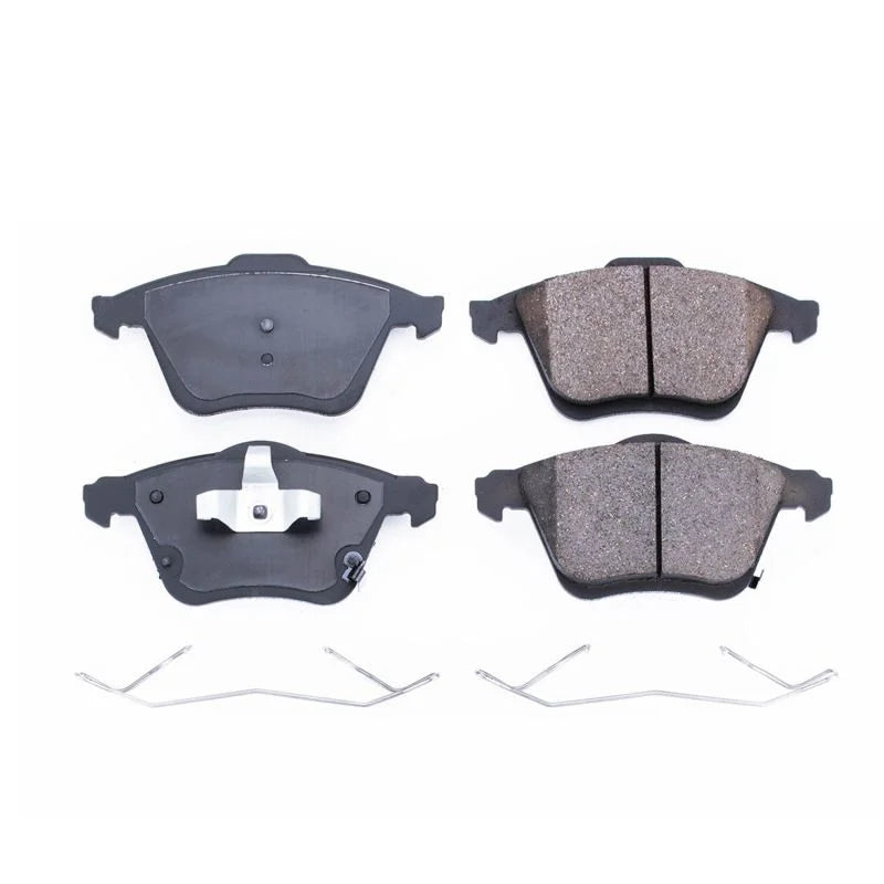 PowerStop Front Z17 Evolution Ceramic Brake Pads w/Hardware fits 2006-2007 Mazda 6 Mazdaspeed - Main Product View