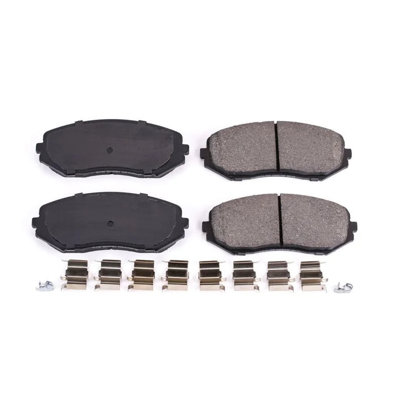 PowerStop Front Z17 Evolution Ceramic Brake Pads w/Hardware fits 2006-2013 Suzuki Grand Vitara - Main Product View