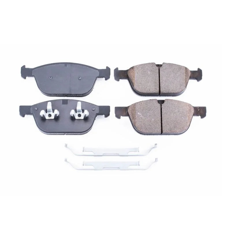 PowerStop Front Z17 Evolution Ceramic Brake Pads w/Hardware fits 2010-2015 Volvo XC60 / XC90 - Main Product View