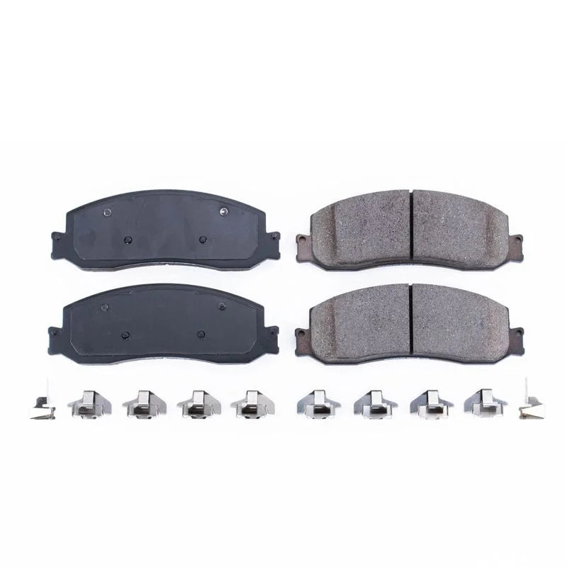 PowerStop Front Z17 Evolution Ceramic Brake Pads w/Hardware fits 2012 Ford F-250 Super Duty / 2012 Ford F-350 Super Duty - Main Product Vie...