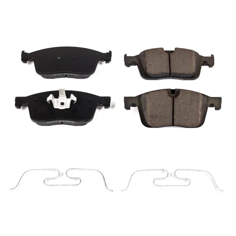 PowerStop Front Z17 Evolution Ceramic Brake Pads w/Hardware fits 2016-2017 Volvo XC60 - Main Product View