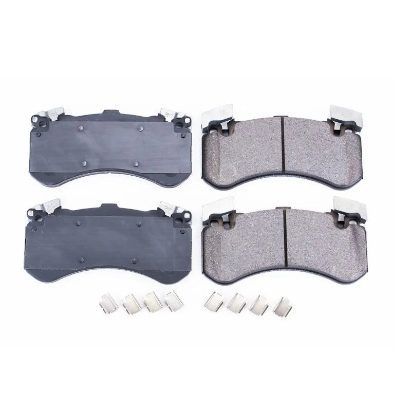 PowerStop Front Z17 Evolution Ceramic Brake Pads w/Hardware fits 2016-2018 Audi A7 Quattro / 2012-2016 Audi A8 Quattro / 2...