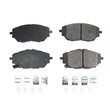 Load image into Gallery viewer, PowerStop Front Z17 Evolution Ceramic Brake Pads w/Hardware fits 2018-2022 Toyota C-hr - Main Product View