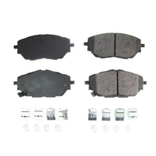 Load image into Gallery viewer, PowerStop Front Z17 Evolution Ceramic Brake Pads w/Hardware fits 2018-2022 Toyota C-hr - Main Product View