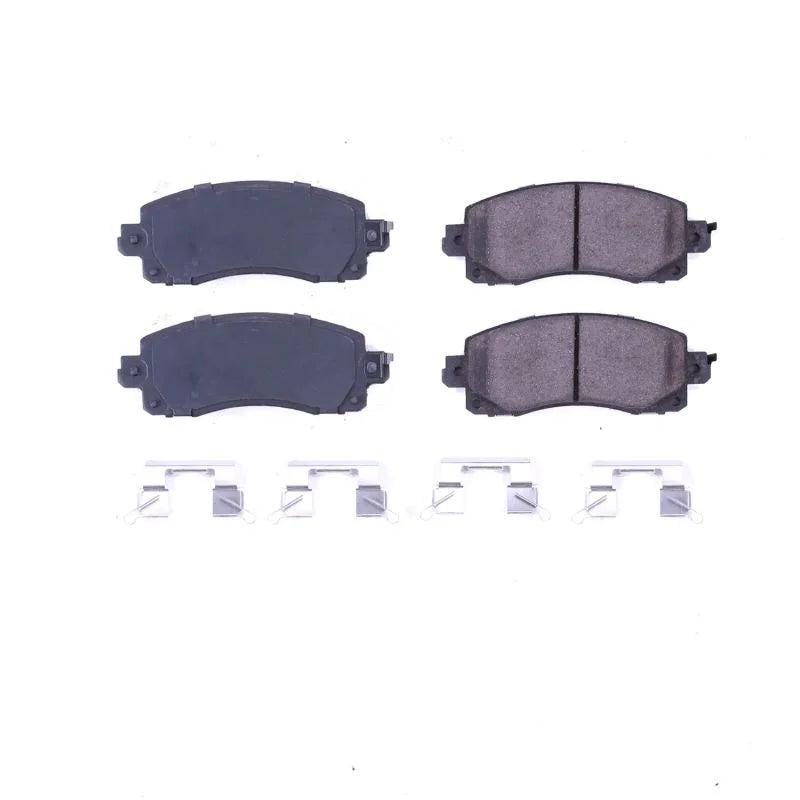 PowerStop Front Z17 Evolution Ceramic Brake Pads w/Hardware fits 2018-2023 Subaru Crosstrek / 2019-2024 Subaru Forester / ...