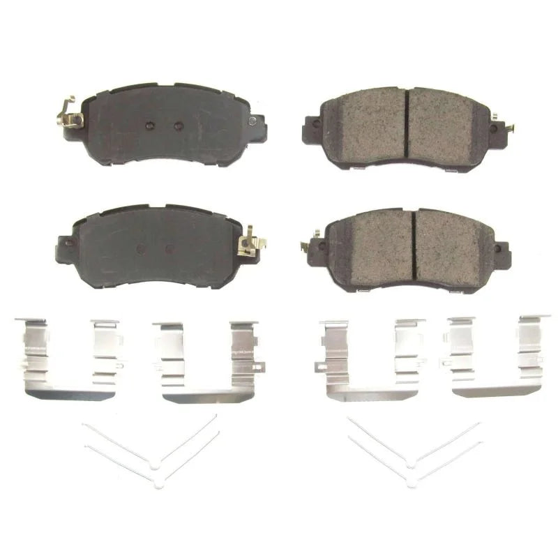 PowerStop Front Z17 Evolution Ceramic Brake Pads w/Hardware fits 2018-2024 Nissan Kicks / 2020-2025 Nissan Versa - Main Pr...