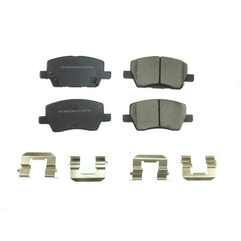 PowerStop Front Z17 Evolution Ceramic Brake Pads w/Hardware fits 2019 Chevrolet Sonic / 2018-2020 Chevrolet Sonic LS - Mai...