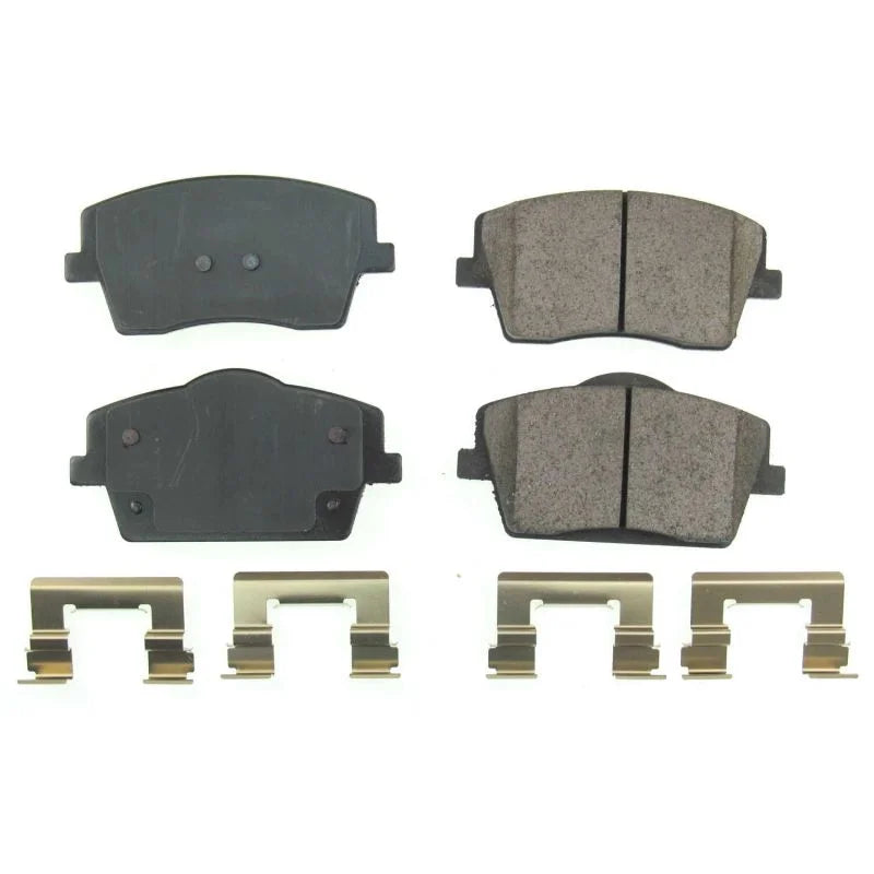 PowerStop Front Z17 Evolution Ceramic Brake Pads w/Hardware fits 2019 Volvo XC40 / 2019-2022 Volvo XC40 T4 Inscription - M...