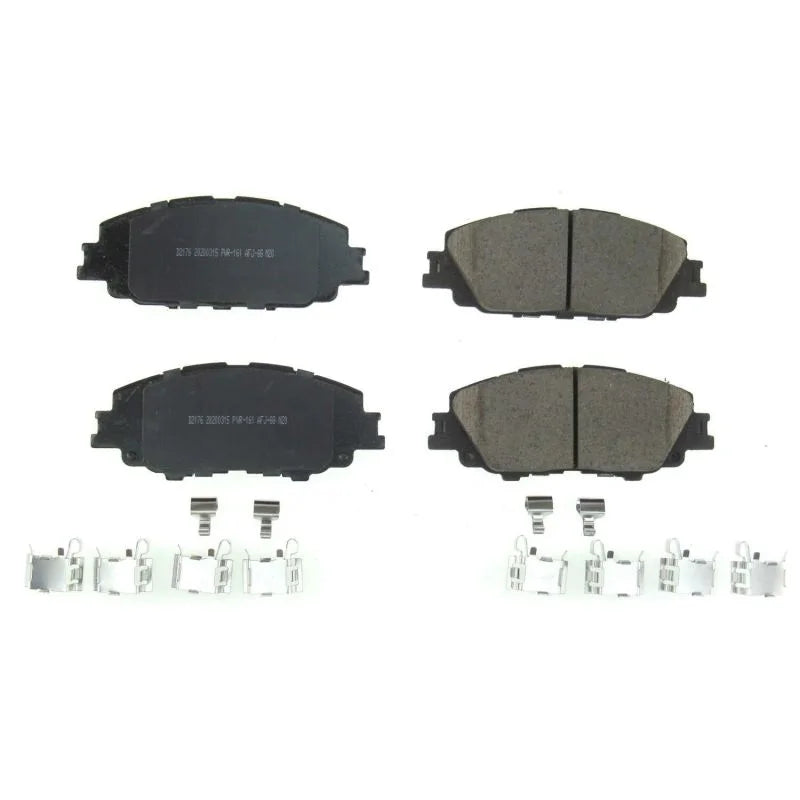 PowerStop Front Z17 Evolution Ceramic Brake Pads w/Hardware fits 2019-2025 Toyota Corolla / 2023-2025 Toyota Prius / 2020-...