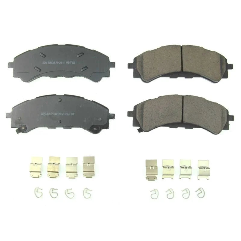 PowerStop Front Z17 Evolution Ceramic Brake Pads w/Hardware fits 2021-2025 Ford Bronco / 2019-2024 Ford Ranger - Main Prod...