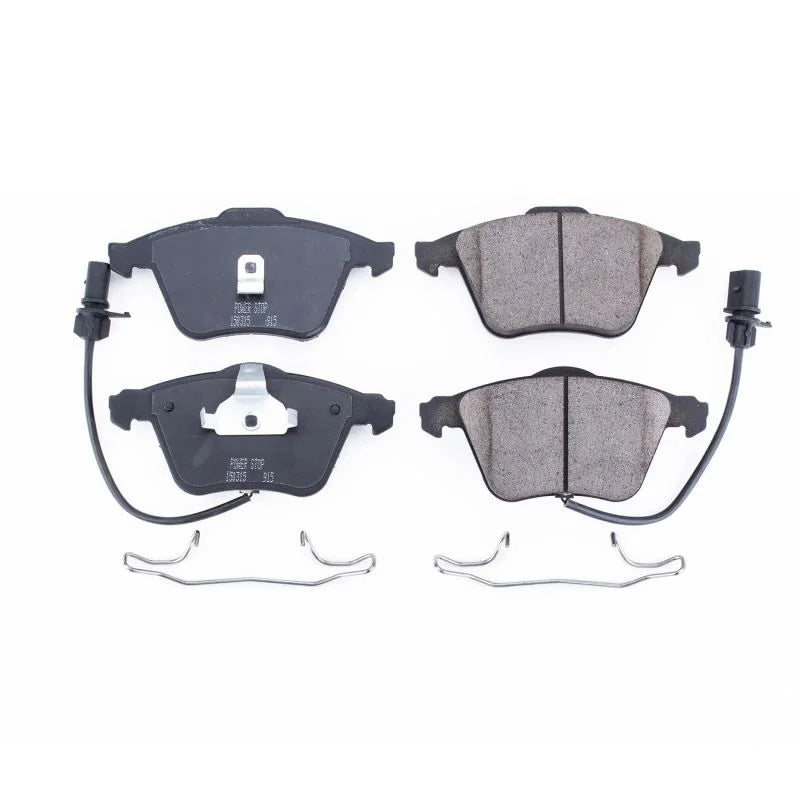 PowerStop Front Z17 Evolution Ceramic Brake Pads w/Hardware fits Audi A6 / 2002-2004 Audi A6 Quattro / 2001-2005 Audi Allr...