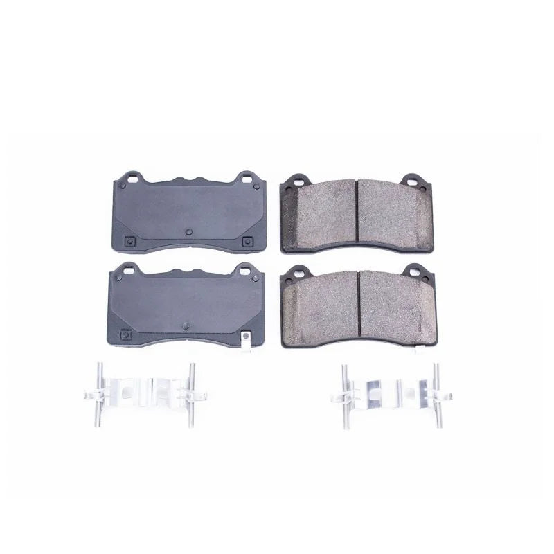 PowerStop Front Z17 Evolution Ceramic Brake Pads w/Hardware fits Ford Focus / 2016-2018 Ford Focus RS - Main Product View