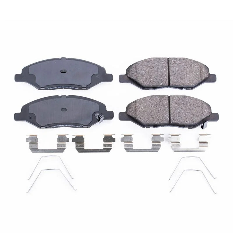 PowerStop Front Z17 Evolution Ceramic Brake Pads w/Hardware fits Nissan Versa / 2009-2011 Nissan Versa 1.6 - Main Product ...