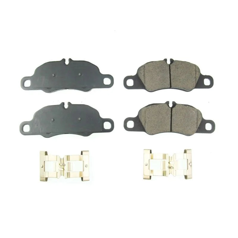 PowerStop Front Z17 Evolution Ceramic Brake Pads w/Hardware fits Porsche 718 / 2017-2024 Porsche 718 Boxster / 2017-2024 P...