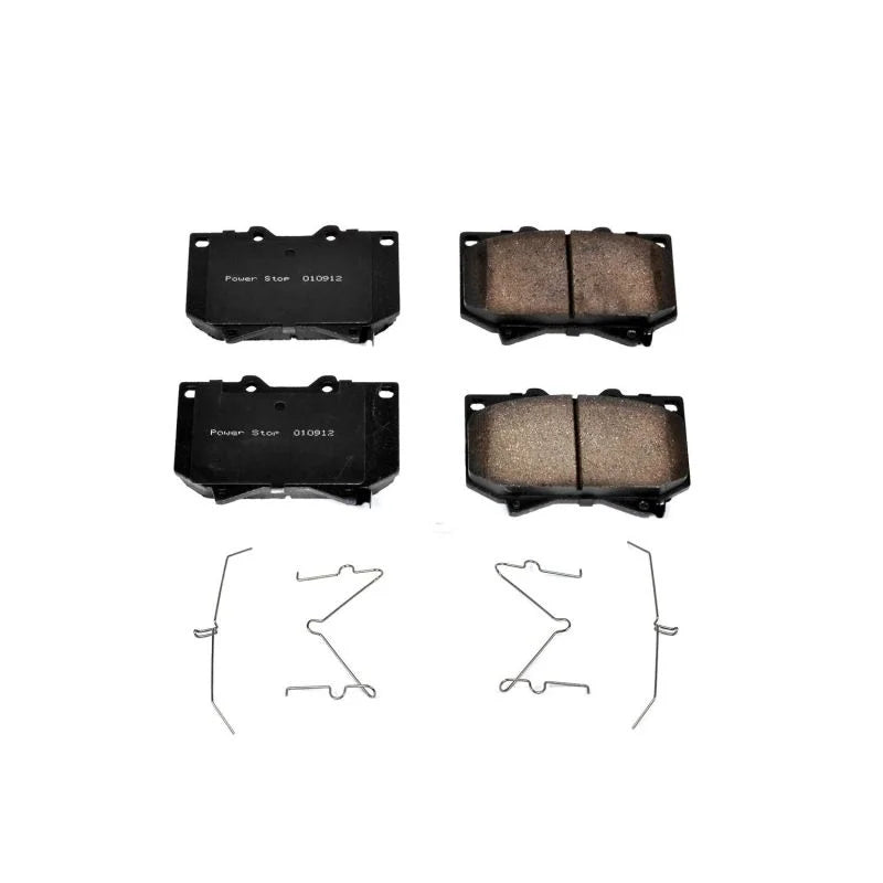 PowerStop Front Z17 Evolution Ceramic Brake Pads w/Hardware fits Toyota Sequoia / 2001-2003 Toyota Sequoia LIMITED / 2000-...