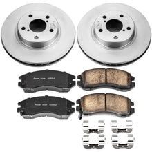 Load image into Gallery viewer, PowerStop Front Z17 Evolution Geomet Coated Brake Kit fits 1990-1996 Subaru Impreza / Legacy - Main Product View