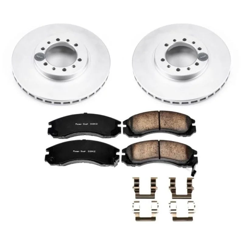 PowerStop Front Z17 Evolution Geomet Coated Brake Kit fits 1991-2004 Mitsubishi Montero / Montero SPORT - Main Product View