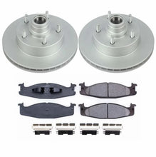 Load image into Gallery viewer, PowerStop Front Z17 Evolution Geomet Coated Brake Kit fits 1994-2001 Ford E-150 Econoline / 1994-1996 Ford F-150 - Main Pr...