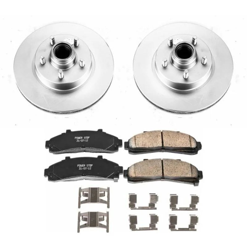 PowerStop Front Z17 Evolution Geomet Coated Brake Kit fits 1995-2001 Ford Explorer / 1998-2002 Ford Ranger / 2001-2002 Maz...