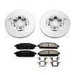Load image into Gallery viewer, PowerStop Front Z17 Evolution Geomet Coated Brake Kit fits 1996-1998 Nissan Pathfinder LE - Main Product View