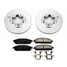 Load image into Gallery viewer, PowerStop Front Z17 Evolution Geomet Coated Brake Kit fits 1996-1998 Nissan Pathfinder LE - Main Product View