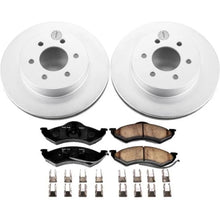 Load image into Gallery viewer, PowerStop Front Z17 Evolution Geomet Coated Brake Kit fits 1999 Dodge Dakota / 1998-1999 Dodge DURANGO - Main Product View