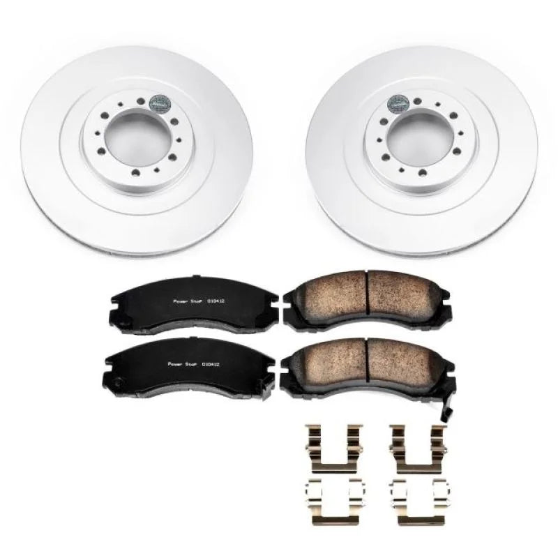 PowerStop Front Z17 Evolution Geomet Coated Brake Kit fits 2000-2004 Mitsubishi Montero / Montero SPORT - Main Product View