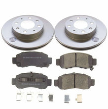 Load image into Gallery viewer, PowerStop Front Z17 Evolution Geomet Coated Brake Kit fits 2000-2006 Honda Insight - Main Product View