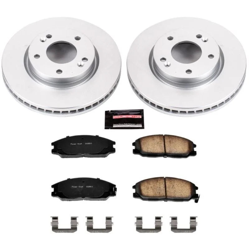 PowerStop Front Z17 Evolution Geomet Coated Brake Kit fits 2001-2005 Hyundai Santa Fe - Main Product View