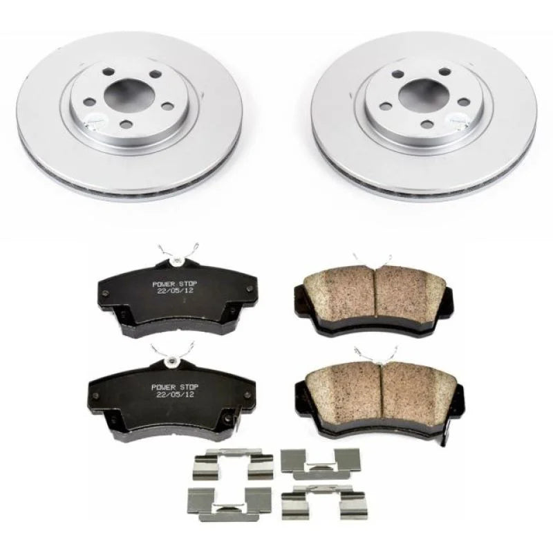 PowerStop Front Z17 Evolution Geomet Coated Brake Kit fits 2001-2010 Chrysler PT / PT Cruiser - Main Product View