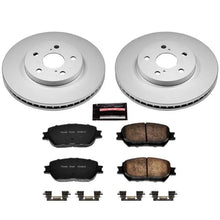 Load image into Gallery viewer, PowerStop Front Z17 Evolution Geomet Coated Brake Kit fits 2002-2004 Toyota Camry LE - Main Product View