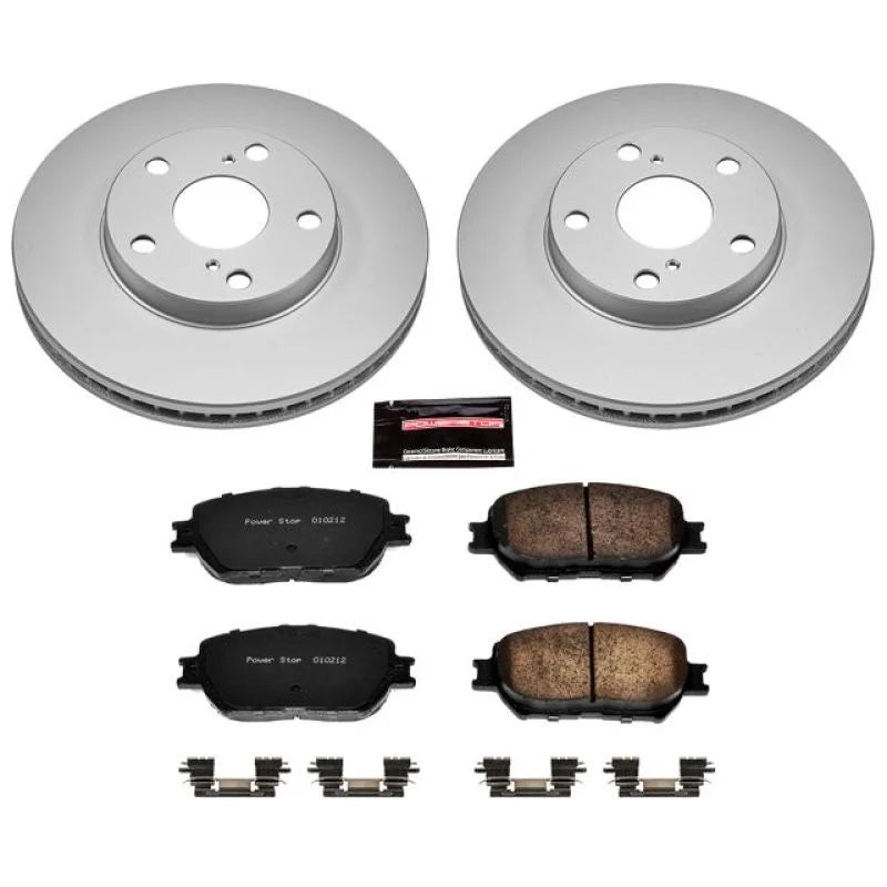 PowerStop Front Z17 Evolution Geomet Coated Brake Kit fits 2002-2006 Toyota Camry / 2002-2006 Toyota Camry LE - Main Produ...