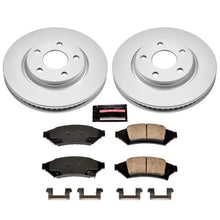 Load image into Gallery viewer, PowerStop Front Z17 Evolution Geomet Coated Brake Kit fits 2004 Pontiac Grand Prix - Main Product View