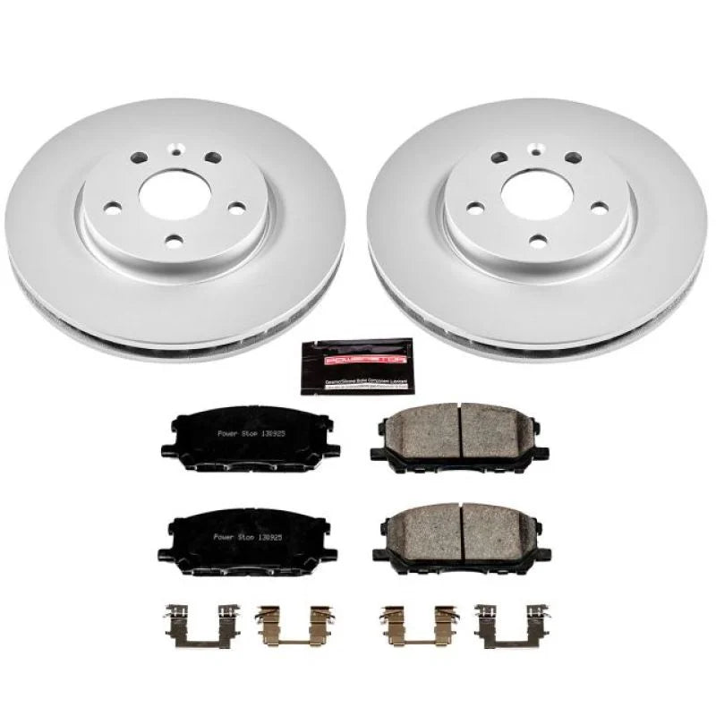 PowerStop Front Z17 Evolution Geomet Coated Brake Kit fits 2004-2006 Lexus RX330 / 2007-2009 Lexus RX350 / 2006-2008 Lexus...