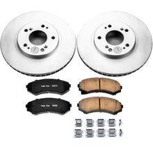 Load image into Gallery viewer, PowerStop Front Z17 Evolution Geomet Coated Brake Kit fits 2004-2008 2010 2011 Mitsubishi Endeavor - Main Product View